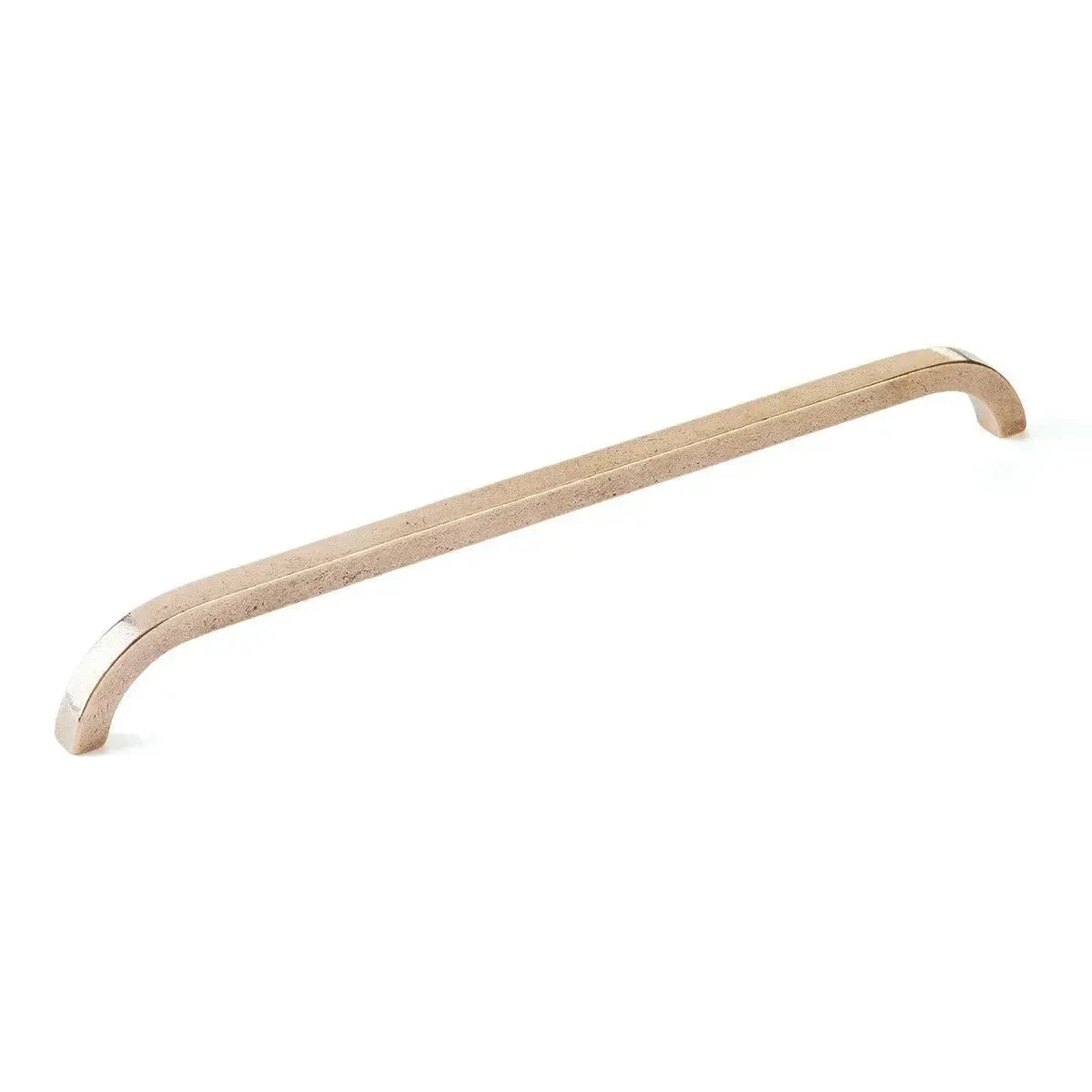 The Schaub Turno Cabinet Pull in Natural Bronze finish.