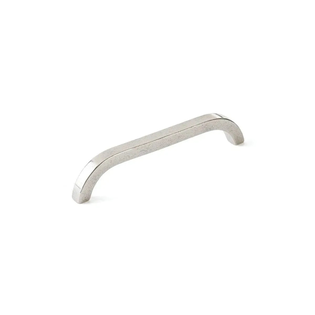 The Schaub Turno Cabinet Pull in Polished White Bronze finish.
