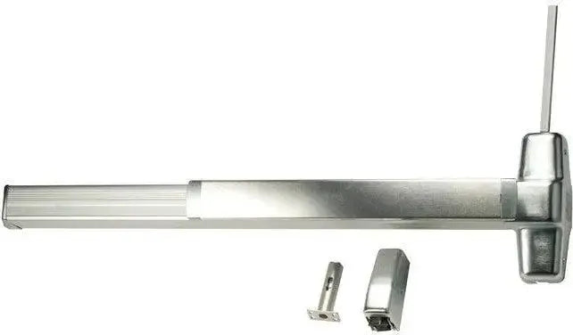Von DuprinVon Durprin 3' Fire Rated Surface Vertical Rod Grooved Case Exit Device Less Bottom Rod With Auxiliary Fire Latch in 