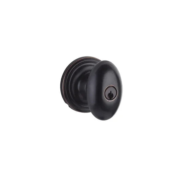 Yale Expressions Auburn Knob with Maguire Rosette Oil Rubbed Bronze