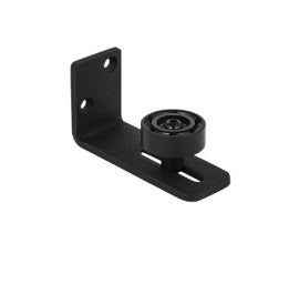 The Yale Expressions Adjustable Roller Guide in Black finish.