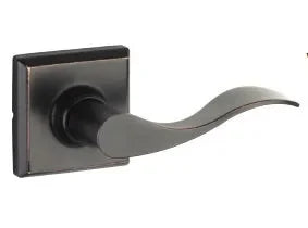 Yales Expressions Dummy Pair Brunswick Lever with Ellington Rosette in Oil Rubbed Bronze finish