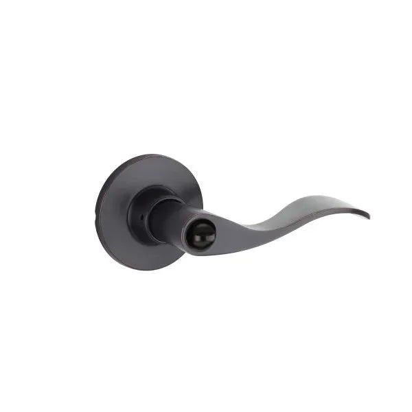Yales Expressions Privacy Brunswick Lever with Owen Rosette in Oil Rubbed Bronze finish
