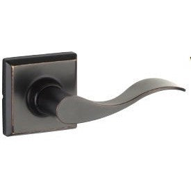 The Yale Expressions Dummy Pair Brunswick Lever with Ellington Rosette in Oil Rubbed Bronze finish