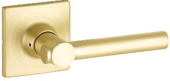 The Yale Expressions Dummy Pair Holden Lever with Marcel Rosette in Satin Brass finish