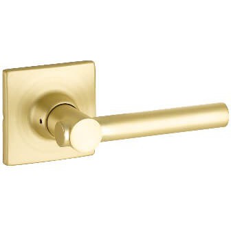 The Yale Expressions Dummy Pair Holden Lever with Marcel Rosette in Satin Brass finish