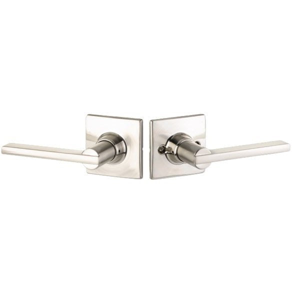 The Yale Expressions Dummy Pair Nils Lever with Marcel Rosette in Satin Nickel finish