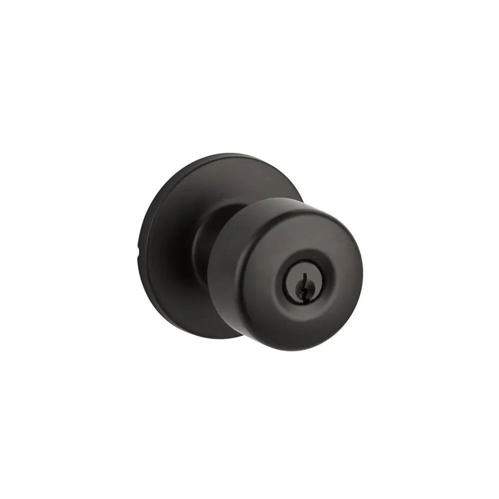Yale Expressions Dylan Knob with Owen Rosette Flat Black