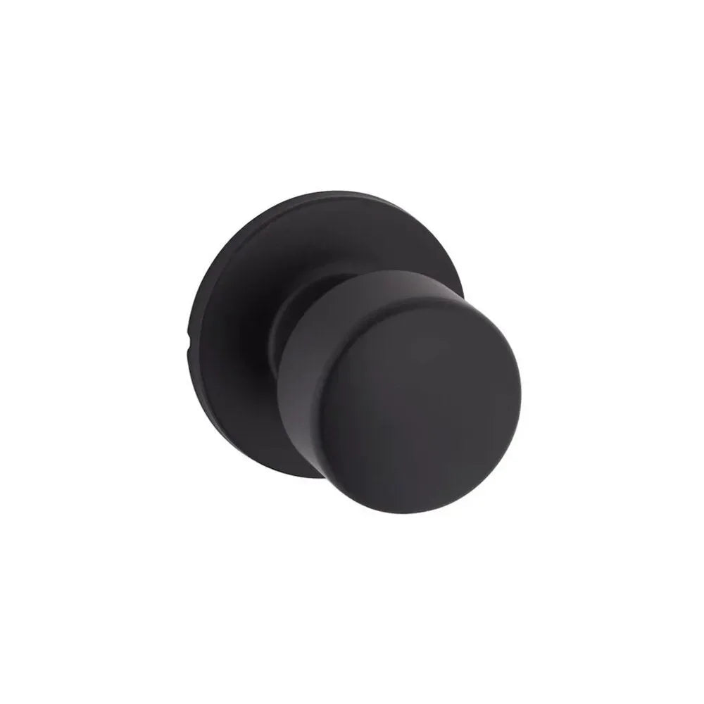 Yale Expressions Dylan Knob with Owen Rosette Flat Black