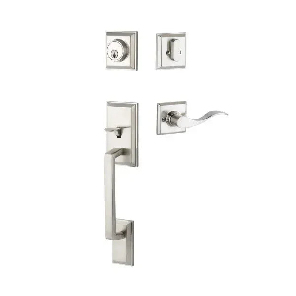 Yale ExpressionsYale Expressions Ellington Entry Set with Brunswick Lever, Schlage Keyway in 