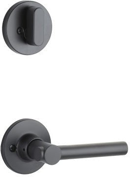 The Yale Expressions Single Cylinder Owen Interior Trim Pack with Holden Lever-Exterior Trim Sold Separately in Flat Black finish