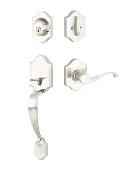 Yale ExpressionsYale Expressions Everly Single Cylinder Entry Set with Farmington Lever, Schlage Keyway in 