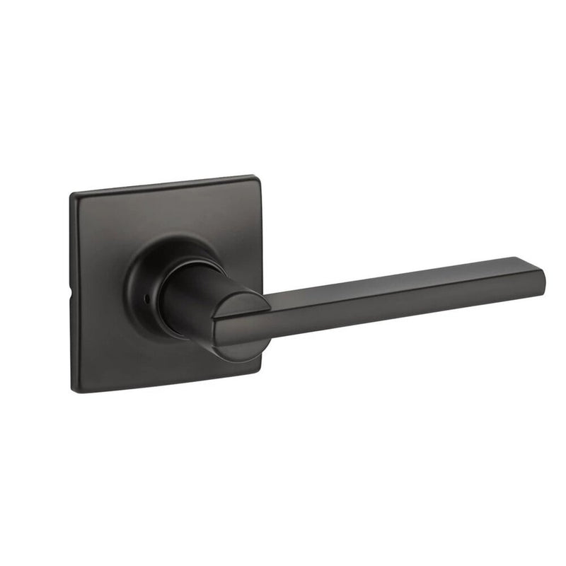 The Yale Expressions Privacy Nils Lever with Marcel Rosette in Flat Black finish.