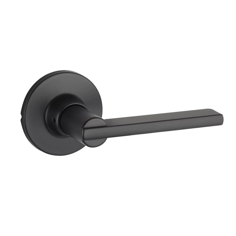 The Yale Expressions Privacy Nils Lever with Owen Rosette in Flat Black finish.