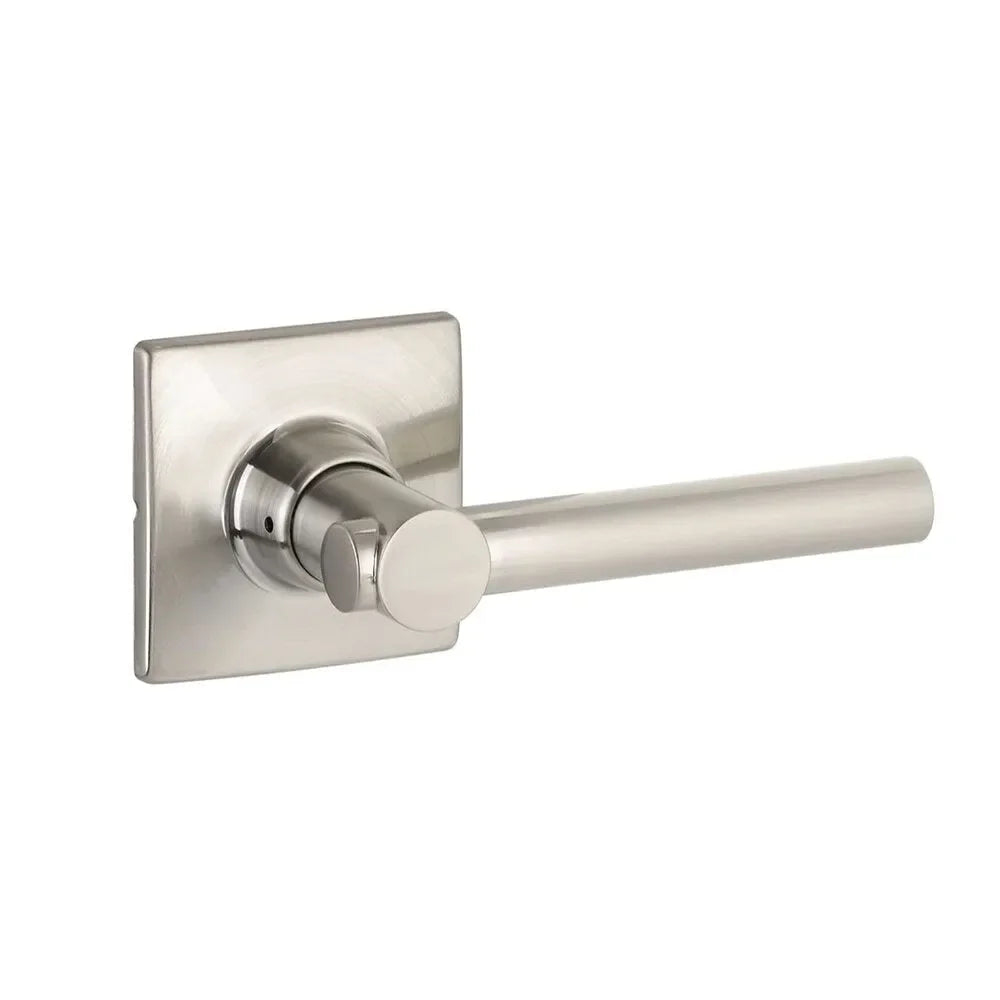 The Yale Expressions Dummy Pair Holden Lever with Marcel Rosette in Satin Nickel finish.