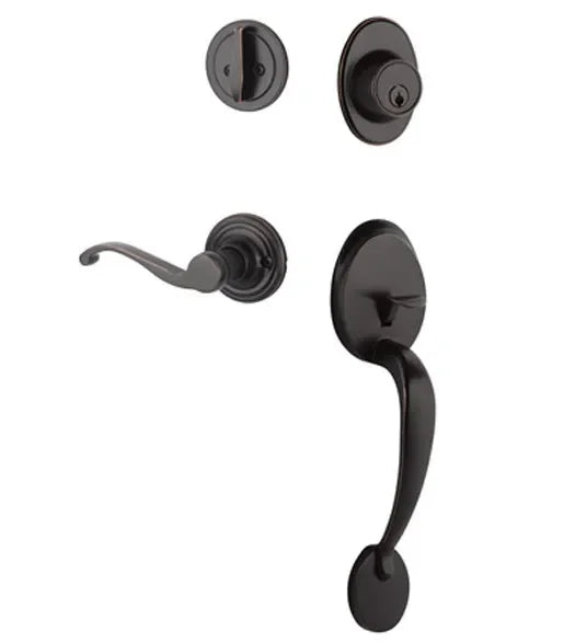 Yale ExpressionsYale Expressions Maguire Entry Set with Farmington Lever, Kwikset Keyway in 