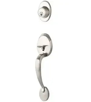 Yale Expressions Maguire Single Cylinder Exterior Handleset in Satin Nickel finish