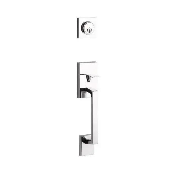 Yale Expressions Marcel Single Cylinder Exterior Handleset, Schlage Keyway in Polished Chrome finish