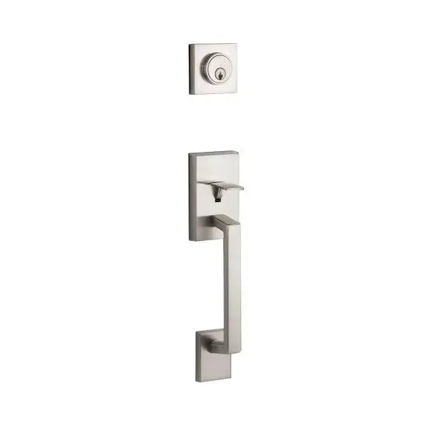Yale Expressions Marcel Single Cylinder Exterior Handleset, Schlage Keyway in Satin Nickel finish