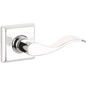 The Yale Expressions Passage Brunswick Lever with Ellington Rosette in Polished Chrome finish