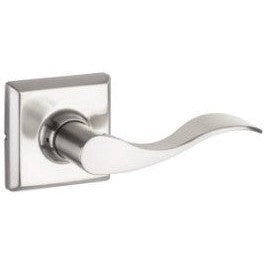 The Yale Expressions Passage Brunswick Lever with Ellington Rosette in Satin Nickel finish