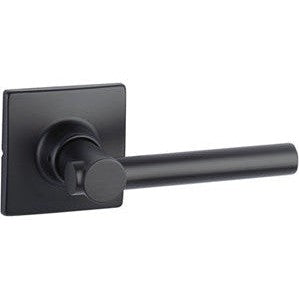 The Yale Expressions Passage Holden Lever with Marcel Rosette in Flat Black finish