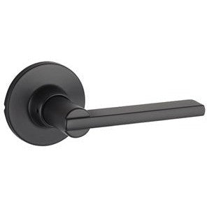 The Yale Expressions Passage Nils Lever with Owen Rosette in Flat Black finish