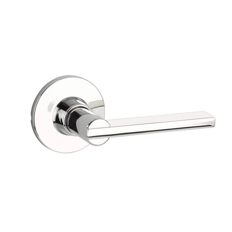 The Yale Expressions Privacy Nils Lever with Owen Rosette in Polished Chrome finish.