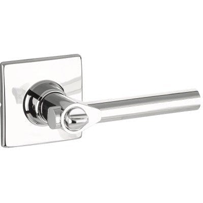 The Yale Expressions Privacy Holden Lever with Marcel Rosette in Polished Chrome finish