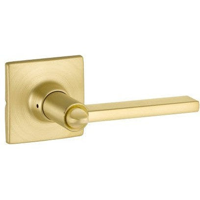 The Yale Expressions Privacy Nils Lever with Marcel Rosette in Satin Brass finish