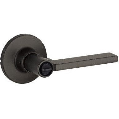 The Yale Expressions Privacy Nils Lever with Owen Rosette in Flat Black finish