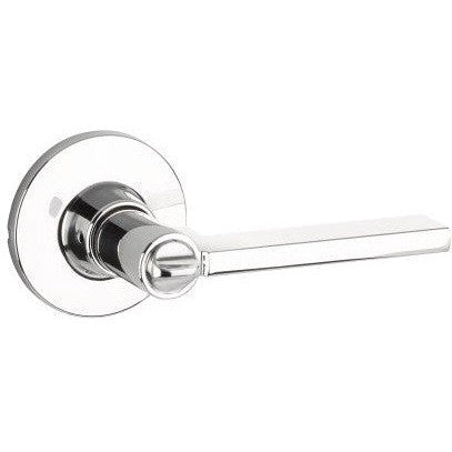 The Yale Expressions Privacy Nils Lever with Owen Rosette in Polished Chrome finish