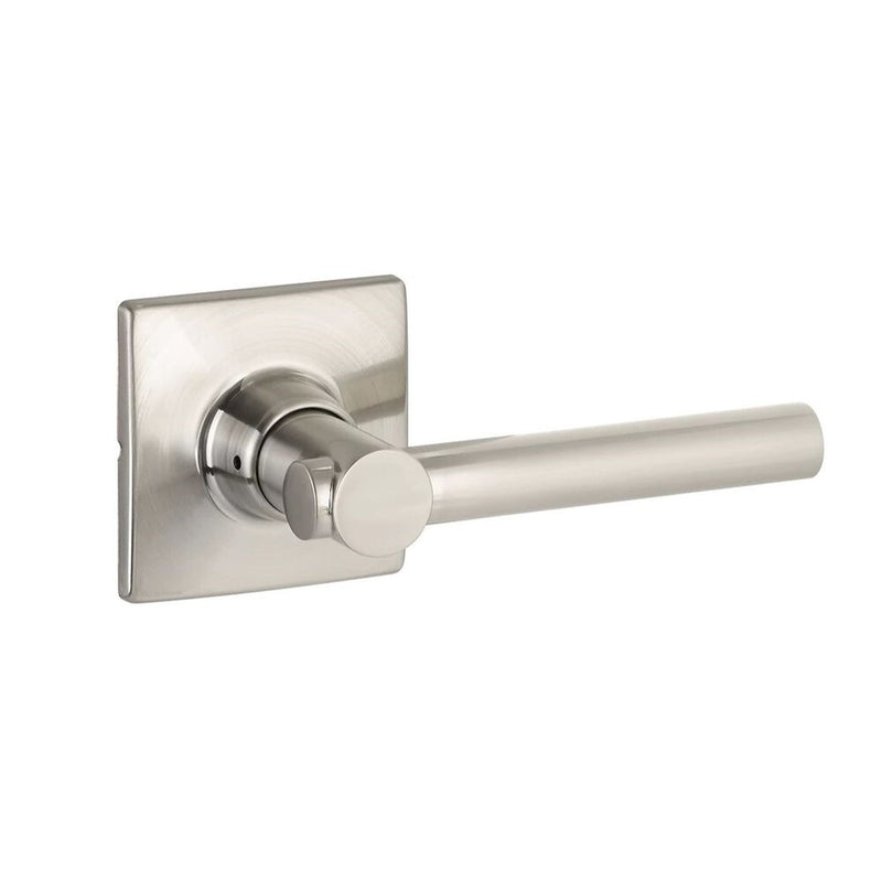 The Yale Expressions Dummy Pair Holden Lever with Marcel Rosette in Satin Nickel finish.