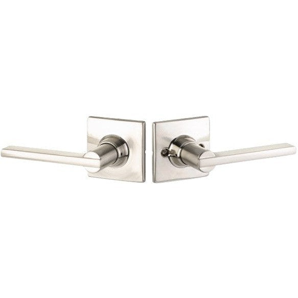 The Yale Expressions Passage Nils Lever with Marcel Rosette in Satin Nickel finish