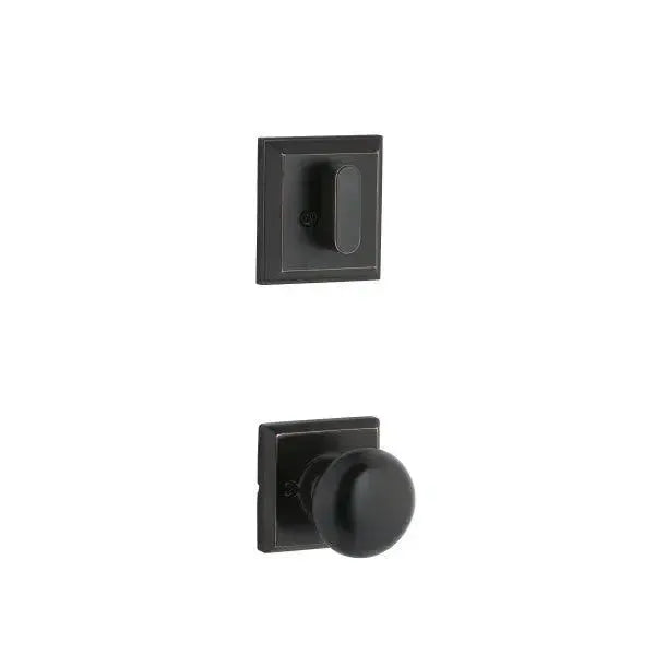 Yale Expressions Single Cylinder Ellington Interior Trim Pack with Walker Knob in Oil Rubbed Bronze finish