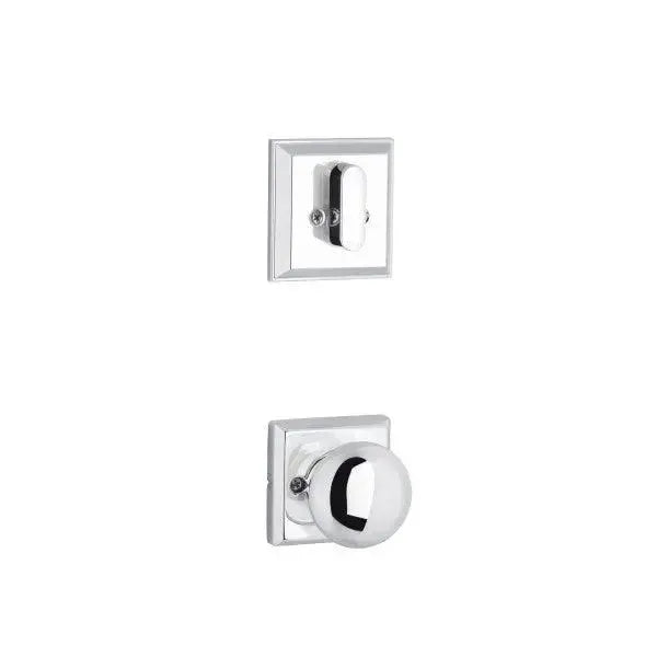 Yale Expressions Single Cylinder Ellington Interior Trim Pack with Walker Knob in Polished Chrome finish