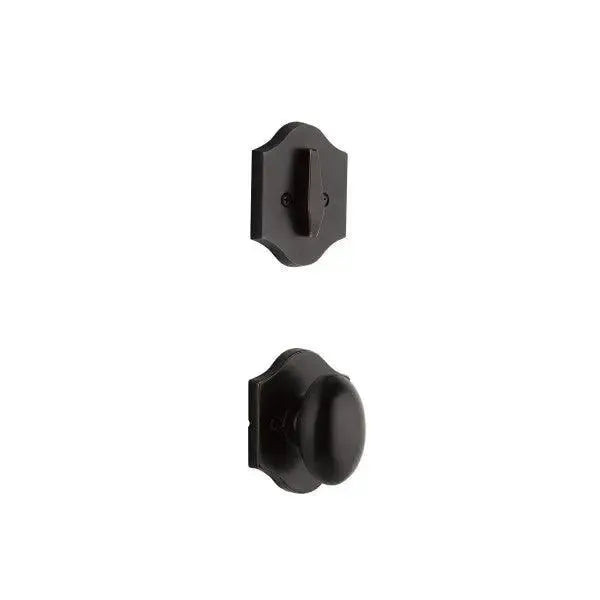 Yale Expressions Single Cylinder Everly Interior Trim Pack with Auburn Knob in Oil Rubbed Bronze finish
