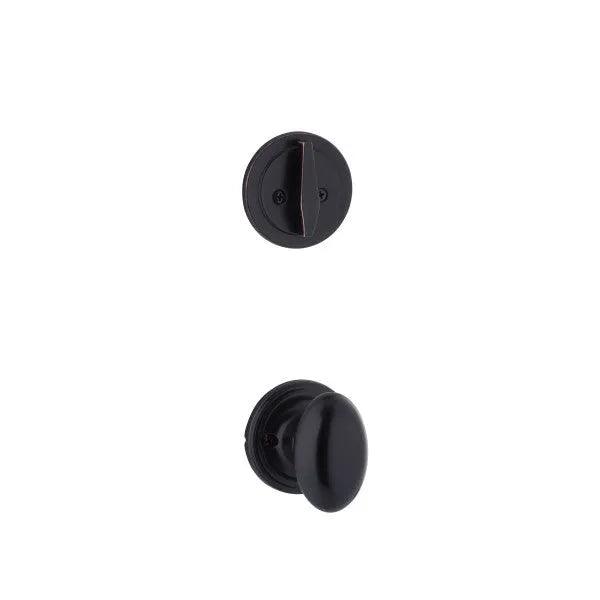 Yale Expressions Single Cylinder Maguire Interior Trim Pack with Auburn Knob-Exterior Trim Sold Separately Oil Rubbed Bronze