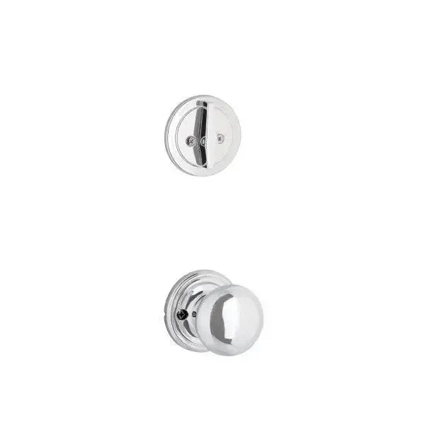Yale Expressions Single Cylinder Maguire Interior Trim Pack with Walker Knob in Polished Chrome finish