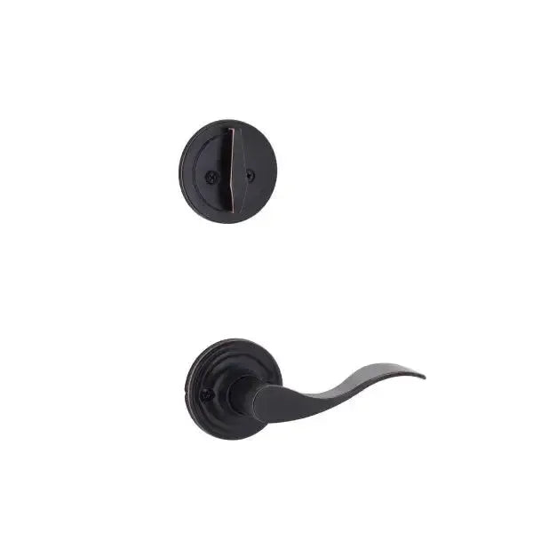 Yale Expressions Single Cylinder Maguire Interior Trim with Brunswick Lever in Oil Rubbed Bronze finish