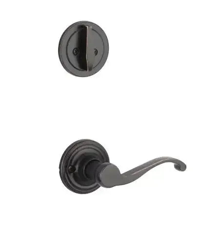 Yale Expressions Single Cylinder Maguire Interior Trim with Farmington Lever in Oil Rubbed Bronze finish