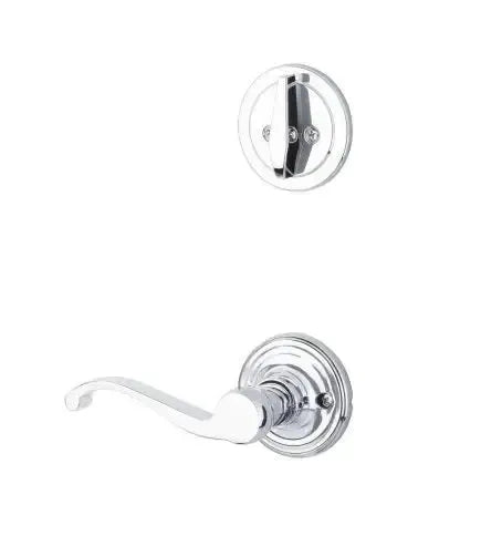 Yale Expressions Single Cylinder Maguire Interior Trim with Farmington Lever in Polished Chrome finish