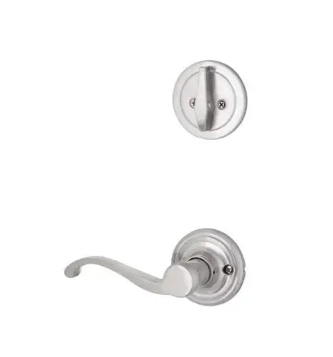 Yale Expressions Single Cylinder Maguire Interior Trim with Farmington Lever in Satin Nickel finish