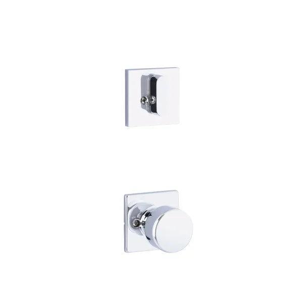 Yale Expressions Single Cylinder Marcel Interior Trim Pack with Dylan Knob-Exterior Trim Sold Separately Polished Chrome