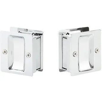 Yale Expressions Square Pocket Door Lock Polished Chrome