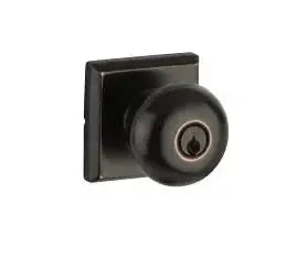 Yale Expressions Walker Knob with Ellington Rosette in Oil Rubbed Bronze finish